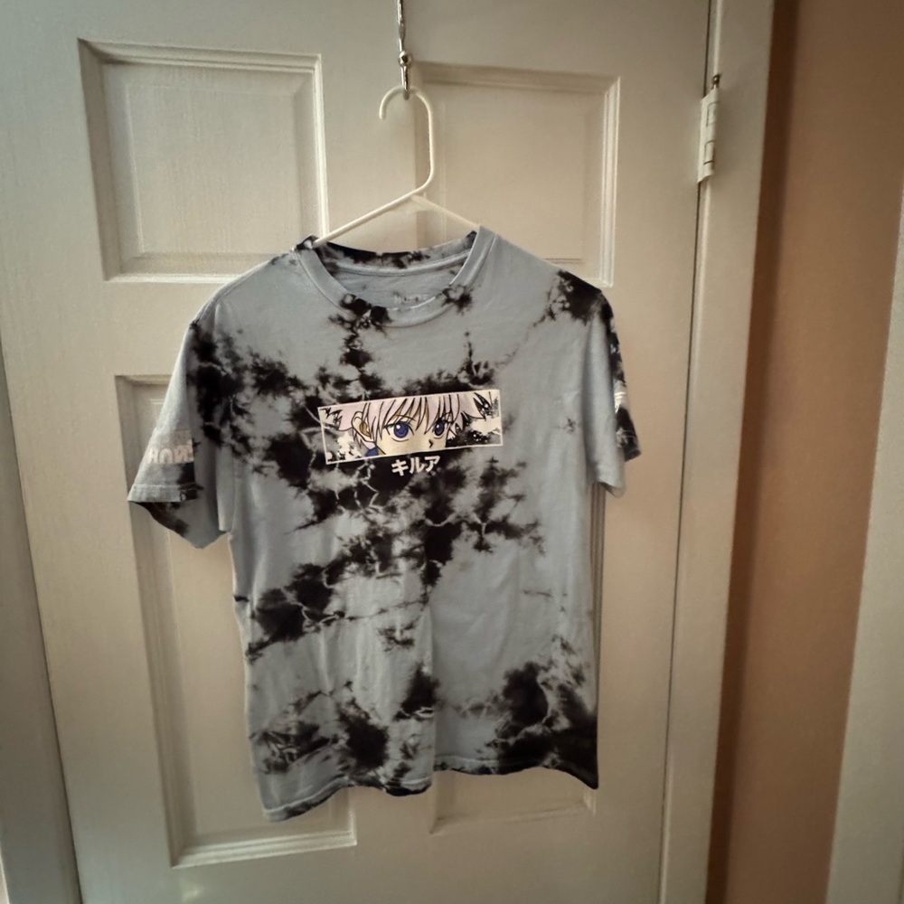 Hunter Black and Light Blue Tie-Dye Tank